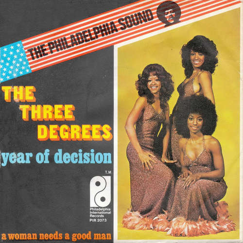 Cover The Three Degrees - Year Of Decision (7, Single) Schallplatten Ankauf