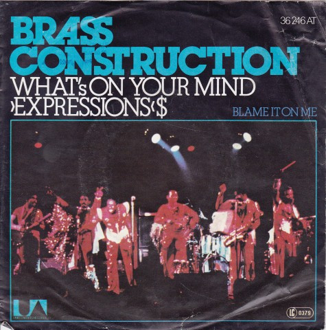 Cover Brass Construction - What's On Your Mind (7, Single) Schallplatten Ankauf