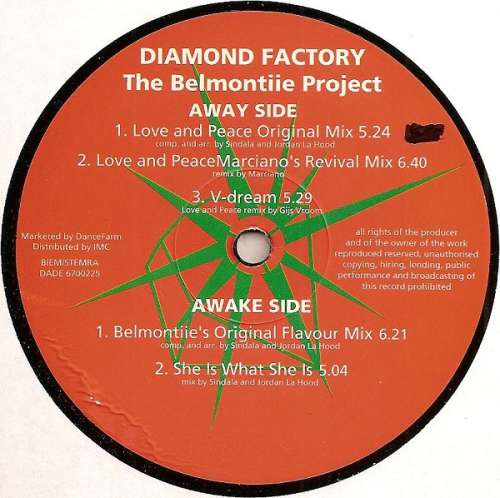 Cover Diamond Factory - The Belmontiie Project (12) Schallplatten Ankauf