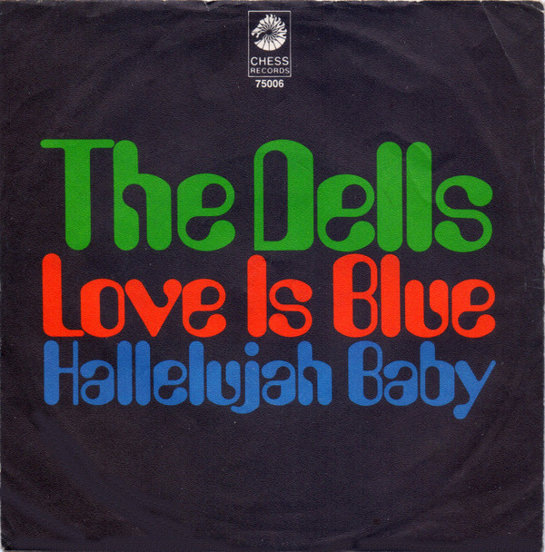 Cover The Dells - Love Is Blue (7, Single) Schallplatten Ankauf