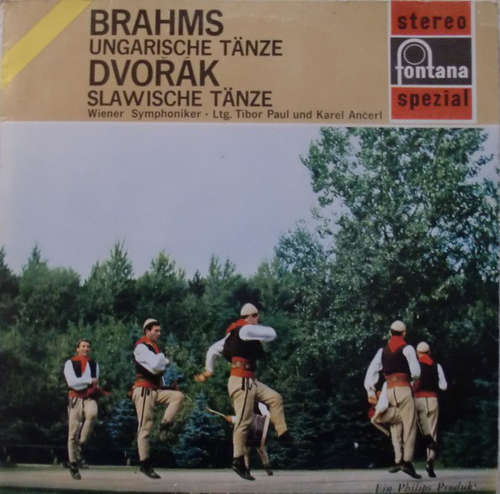 Cover Wiener Symphoniker - Ungarische Tänze / Slawische Tänze Op. 46 (LP) Schallplatten Ankauf