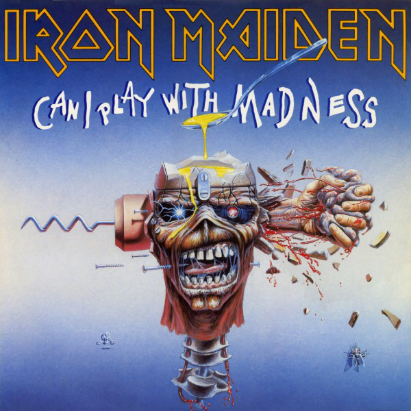 Cover Iron Maiden - Can I Play With Madness (12, Single) Schallplatten Ankauf