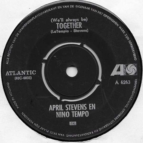 Cover April Stevens & Nino Tempo* - Baby Weemus / (We'll Always Be) Together (7) Schallplatten Ankauf