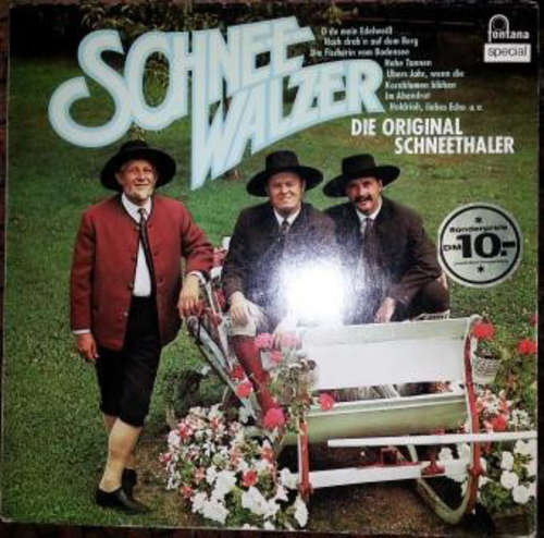 Cover Die Original-Schneethaler - Schneewalzer (LP) Schallplatten Ankauf