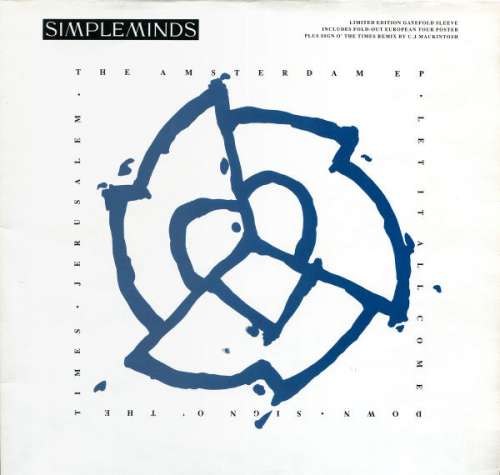 Cover Simple Minds - The Amsterdam EP (12, EP, Ltd, Gat) Schallplatten Ankauf
