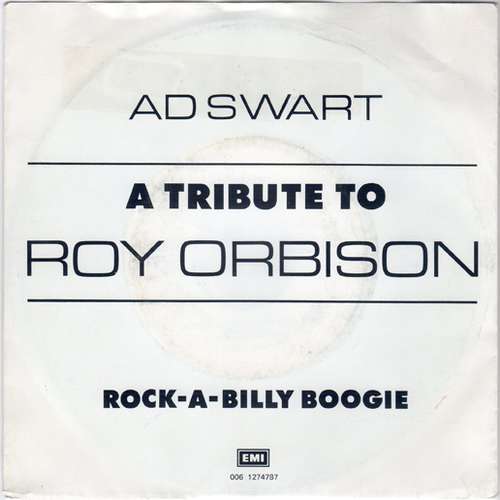 Cover Ad Swart - A Tribute To Roy Orbison (7, Single) Schallplatten Ankauf