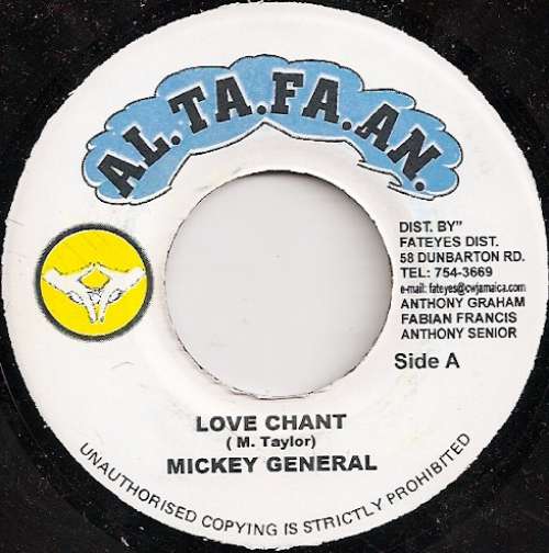 Cover Mikey General - Love Chant (7) Schallplatten Ankauf