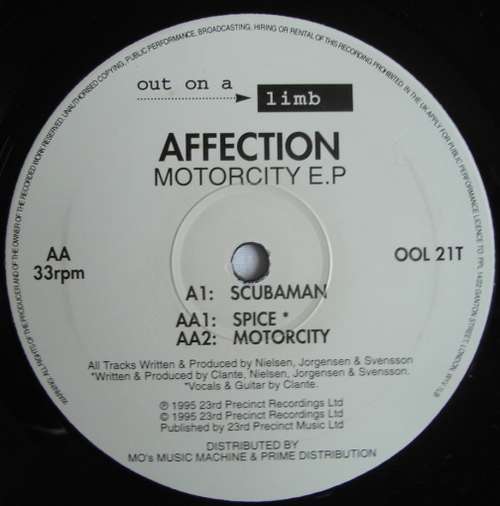 Cover Affection - Motorcity E.P (12, EP, Promo) Schallplatten Ankauf