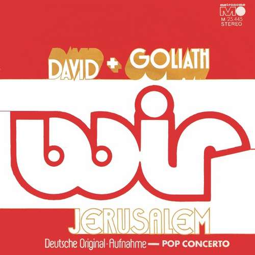 Cover Wir (3) - David + Goliath / Jerusalem (7, Single) Schallplatten Ankauf
