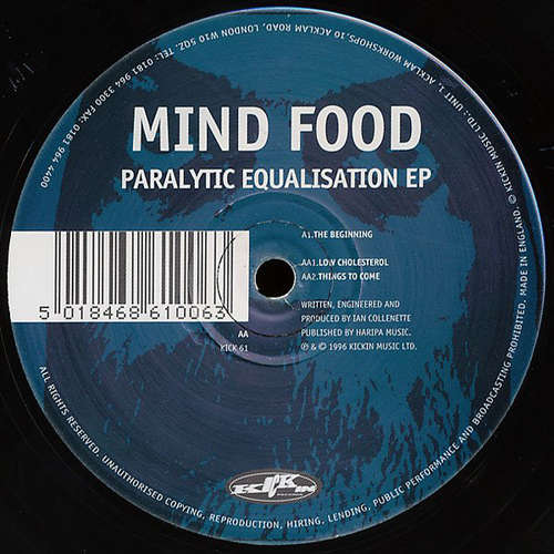 Cover Mind Food - Paralytic Equalisation EP (12, EP) Schallplatten Ankauf
