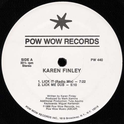 Cover Karen Finley - Lick It (12) Schallplatten Ankauf