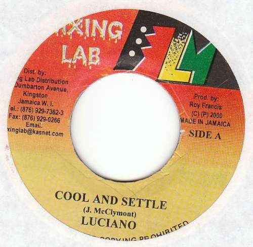Cover Luciano (2) - Cool And Settle (7) Schallplatten Ankauf