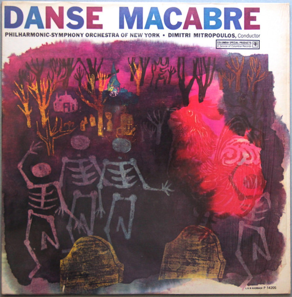 Cover Saint-Saëns* / Dimitri Mitropoulos Conducting The New York Philharmonic Orchestra - Danse Macabre (LP, Album) Schallplatten Ankauf