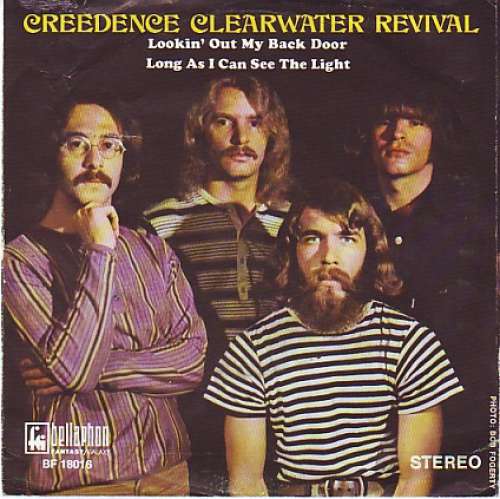 Cover Creedence Clearwater Revival - Lookin' Out My Back Door / Long As I Can See The Light (7, Single) Schallplatten Ankauf