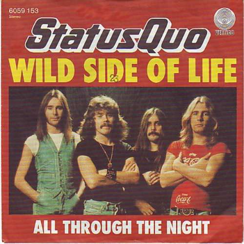 Cover Status Quo - Wild Side Of Life (7, Single) Schallplatten Ankauf