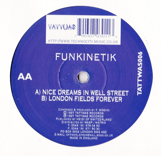Cover Funkinetik - Nice Dreams In Well Street (12) Schallplatten Ankauf