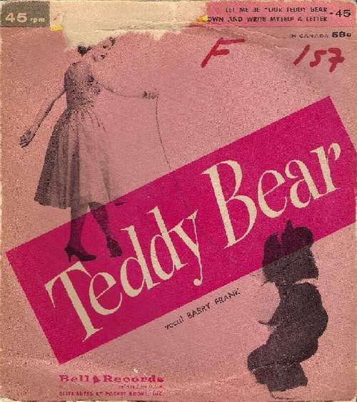 Cover Barry Frank - (Let Me Be Your) Teddy Bear / I'm Gonna Sit Right Down And Write Myself A Letter (7) Schallplatten Ankauf