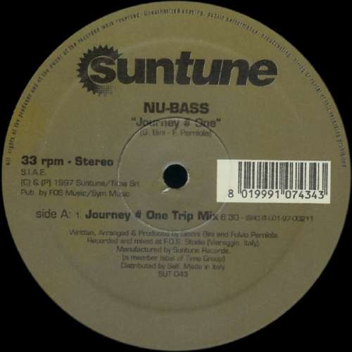 Cover Nu-Bass - Journey # One (12) Schallplatten Ankauf