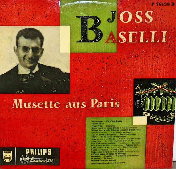 Cover Joss Baselli Und Sein Ensemble* - Musette Aus Paris (10) Schallplatten Ankauf