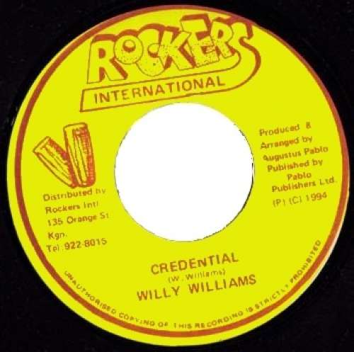 Cover Willy Williams* - Credential (7) Schallplatten Ankauf