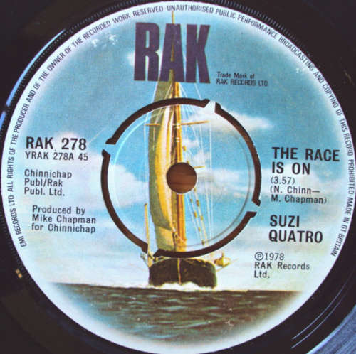 Bild Suzi Quatro - The Race Is On (7, Single) Schallplatten Ankauf