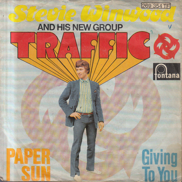 Cover Stevie Winwood* And His New Group Traffic - Paper Sun (7, Single, Mono) Schallplatten Ankauf