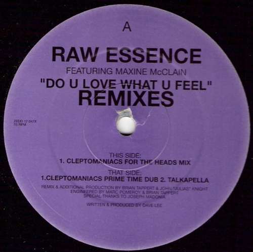 Cover Do U Love What U Feel (Remixes) Schallplatten Ankauf