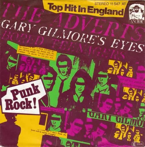 Cover Adverts, The - Gary Gilmore's Eyes / Bored Teenagers (7, Single) Schallplatten Ankauf