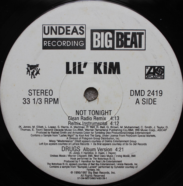 Cover Lil' Kim - Not Tonight / Drugs (12) Schallplatten Ankauf