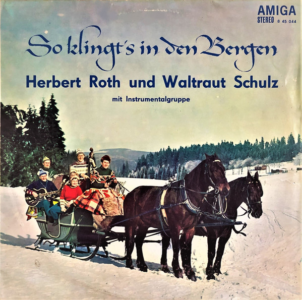 Cover Herbert Roth und Waltraut Schulz* - So Klingt's In Den Bergen (LP, Album, Red) Schallplatten Ankauf