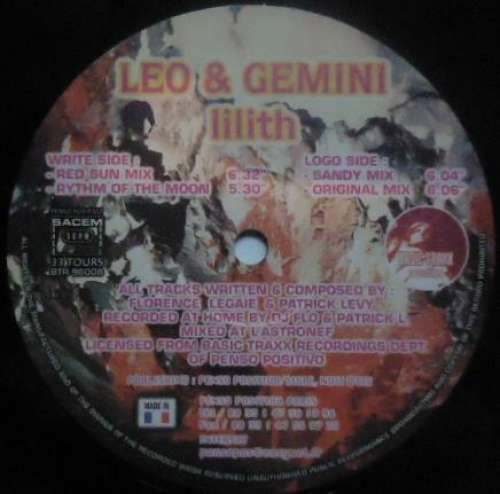 Cover Leo & Gemini - Lilith (12) Schallplatten Ankauf