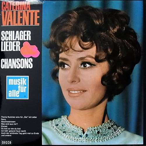 Bild Caterina Valente - Schlager Lieder & Chansons (LP, Album) Schallplatten Ankauf