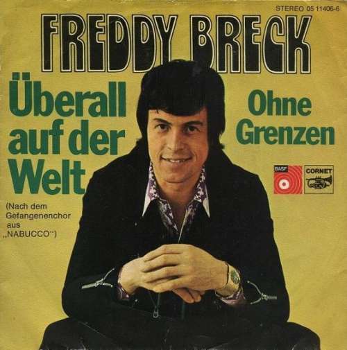 Cover Freddy Breck - Überall Auf Der Welt (7, Single) Schallplatten Ankauf