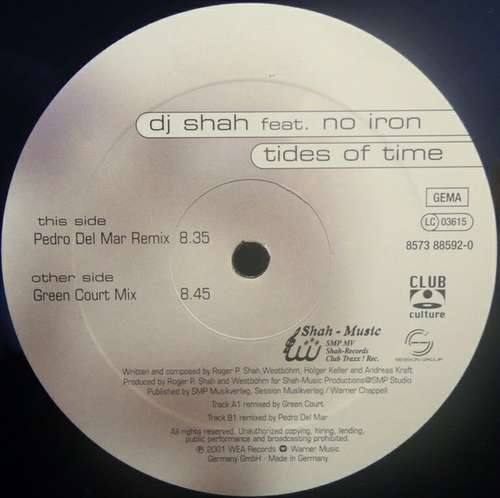 Cover DJ Shah Feat. No Iron - Tides Of Time (Remixes) (12) Schallplatten Ankauf