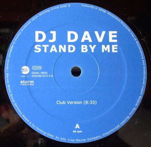 Cover DJ Dave (2) - Stand By Me (12) Schallplatten Ankauf