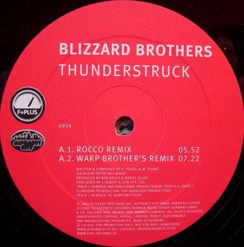Cover Thunderstruck Schallplatten Ankauf