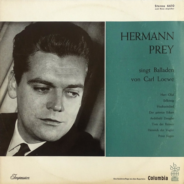 Bild Hermann Prey - Balladen Von Carl Loewe  (LP, Club) Schallplatten Ankauf