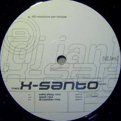 Cover DJ Jan - X-Santo (2x12) Schallplatten Ankauf