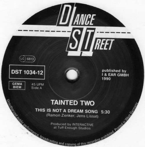 Cover Tainted Two - This Is Not A Dream Song (12) Schallplatten Ankauf