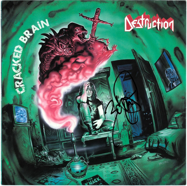 Cover Destruction - Cracked Brain (LP, Album) Schallplatten Ankauf