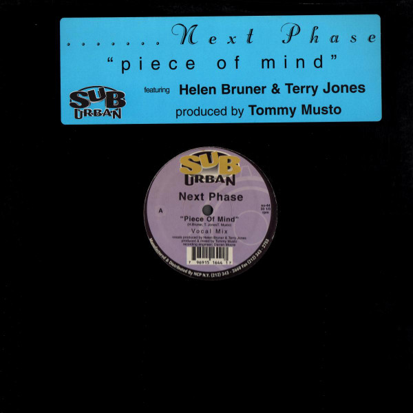 Cover Next Phase Featuring Helen Bruner & Terry Jones* - Piece Of Mind (12) Schallplatten Ankauf