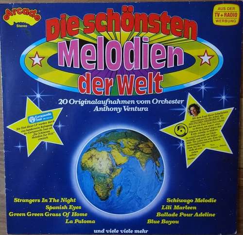 Cover Orchester Anthony Ventura - Die Schönsten Melodien Der Welt (LP, Comp) Schallplatten Ankauf