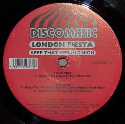 Cover London Fiesta - Keep That Feeling High (12) Schallplatten Ankauf