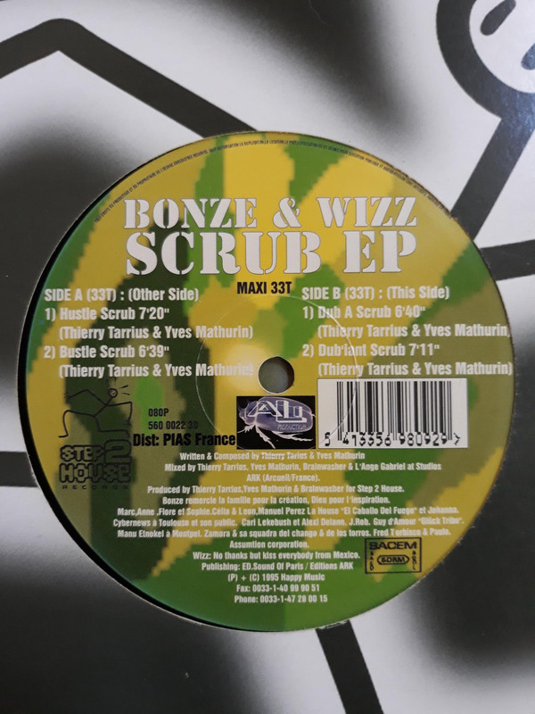 Cover Bonze & Wizz - Scrub EP (12, EP) Schallplatten Ankauf