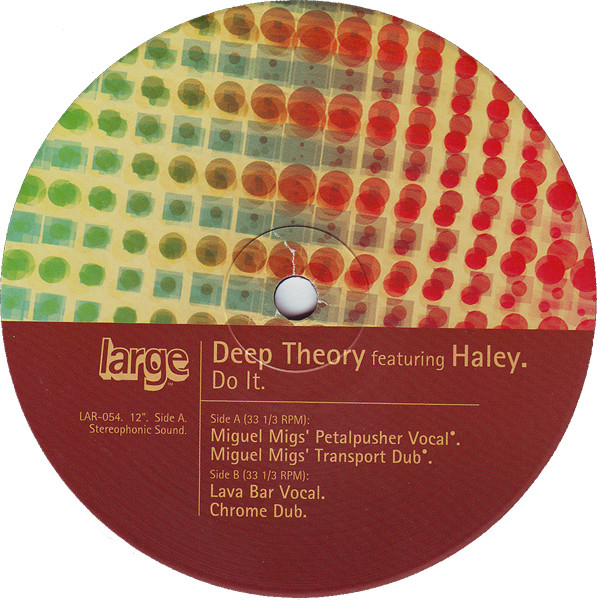 Cover Deep Theory Featuring Haley - Do It (12) Schallplatten Ankauf