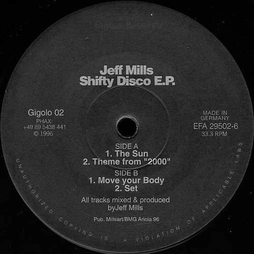 Cover Shifty Disco E.P. Schallplatten Ankauf