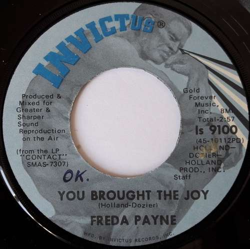Bild Freda Payne - You Brought The Joy (7, Single) Schallplatten Ankauf