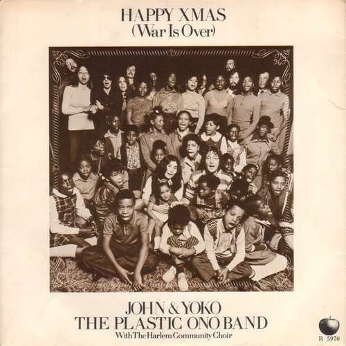 Cover John & Yoko*, The Plastic Ono Band - Happy Xmas (War Is Over)  (7, Single, Gre) Schallplatten Ankauf