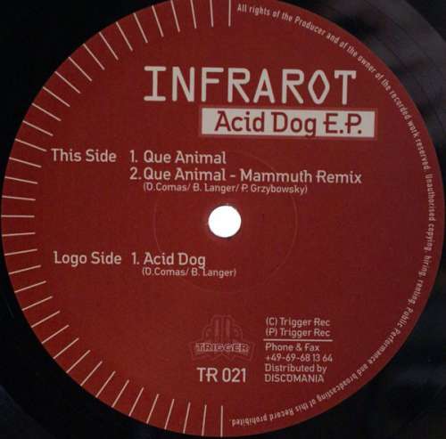 Cover Infrarot - Acid Dog E.P. (12, EP) Schallplatten Ankauf