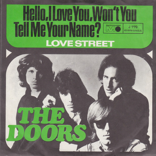 Cover The Doors - Hello, I Love You, Won't You Tell Me Your Name? (7, Single) Schallplatten Ankauf